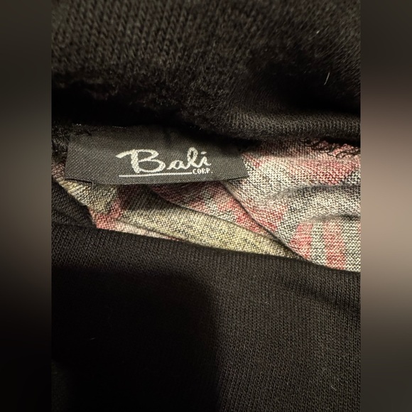 Bali Corp Of Canada Vintage Aztec Print Faux Leather Tunic Sz M - Picture 5 of 7